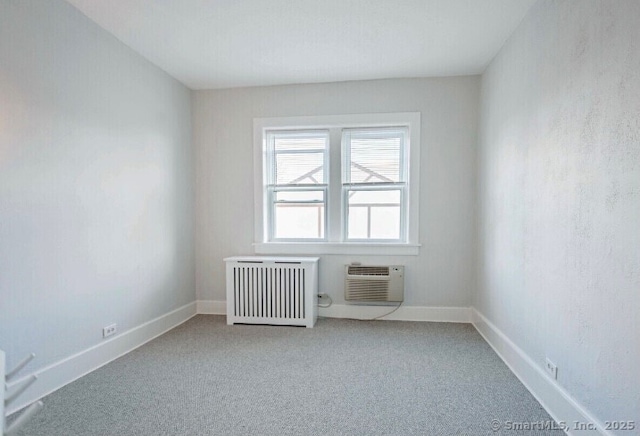 77 Glenbrook Rd Apt 203, Stamford, CT 06902 - carpeted spare room featuring radiator and a wall mounted AC