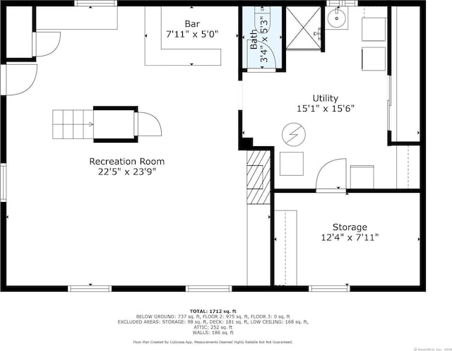 173 Euclid St W, Hartford, CT 06112 - view of home floor plan