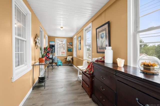 28 W High St, New London, CT 06320 - hall with light wood finished floors and baseboards