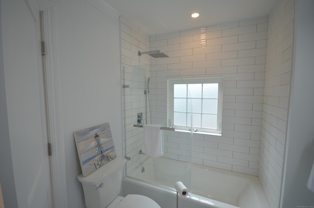 401 Unity Rd, Trumbull, CT 06611 - full bath featuring  shower combination and recessed lighting