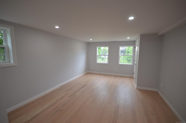 401 Unity Rd, Trumbull, CT 06611 - spare room featuring light wood finished floors and recessed lighting