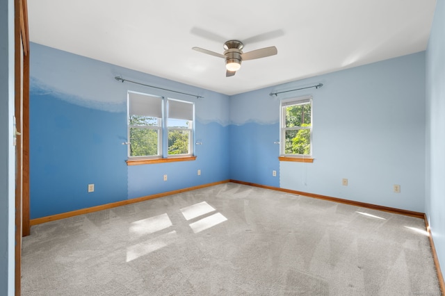 16 Lake St, Burlington, CT 06013 - carpeted spare room featuring ceiling fan and baseboards