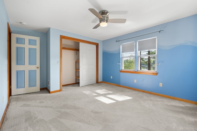 16 Lake St, Burlington, CT 06013 - unfurnished bedroom featuring carpet, a closet, and ceiling fan