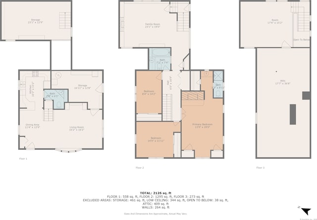 16 Lake St, Burlington, CT 06013 - view of floor plan / room layout