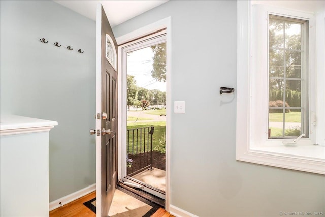 234 Forest Dr, Wethersfield, CT 06109 - entryway featuring light wood-style floors