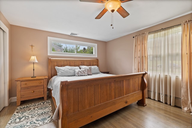 25 Delmar Dr, Bristol, CT 06010 - bedroom featuring light wood finished floors and a ceiling fan
