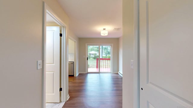 10 Cianci Ave Apt 9, Plainville, CT 06062 - hall featuring wood finished floors and baseboards