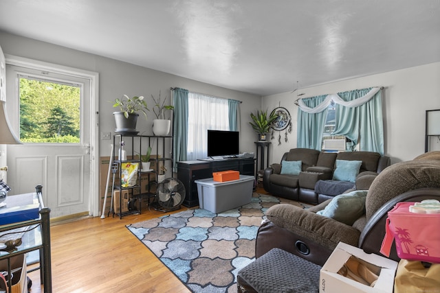 81 W Easton St, Hamden, CT 06514 - living room with wood finished floors