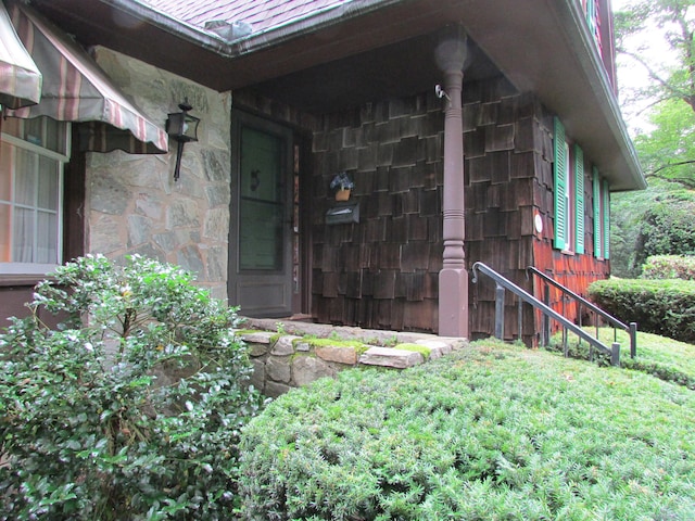 doorway to property