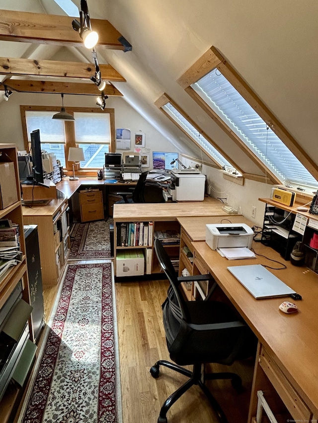 38 Tanglewood Rd, Farmington, CT 06032 - home office featuring light wood-type flooring and a ceiling fan