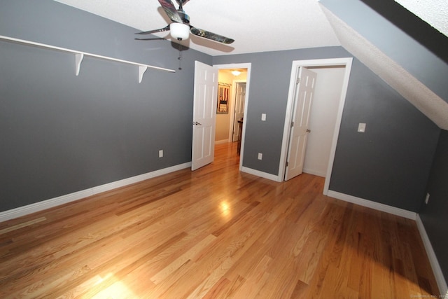 46 Ryan Rd, Tolland, CT 06084 - unfurnished bedroom with light wood finished floors and ceiling fan