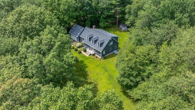 46 Ryan Rd, Tolland, CT 06084 - view of subject property featuring a heavily wooded area