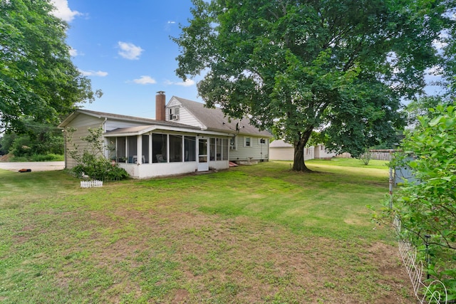 24 Claudia Ave, Brooklyn, CT 06234 - view of green lawn with a sunroom