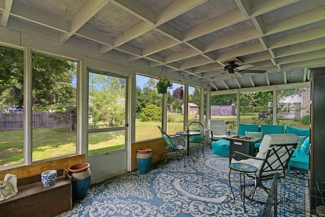 24 Claudia Ave, Brooklyn, CT 06234 - sunroom / solarium with a ceiling fan and healthy amount of natural light