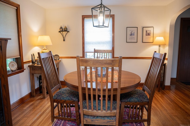 65 Willard St, Hamden, CT 06518 - dining area with wood finished floors and arched walkways