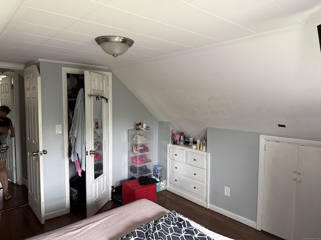 15 Edwards St, Bridgeport, CT 06606 - bedroom with wood finished floors and vaulted ceiling