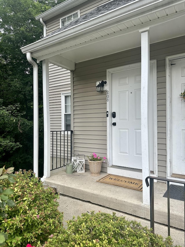 229 Branford Rd Unit 208, North Branford, CT 06471 - view of exterior entry with a porch