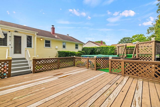 128 Auburn St, Stratford, CT 06614 - view of wooden terrace