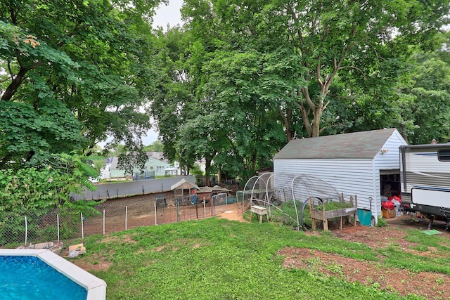 35 Oberlin Rd, Hamden, CT 06514 - view of yard with an outdoor structure