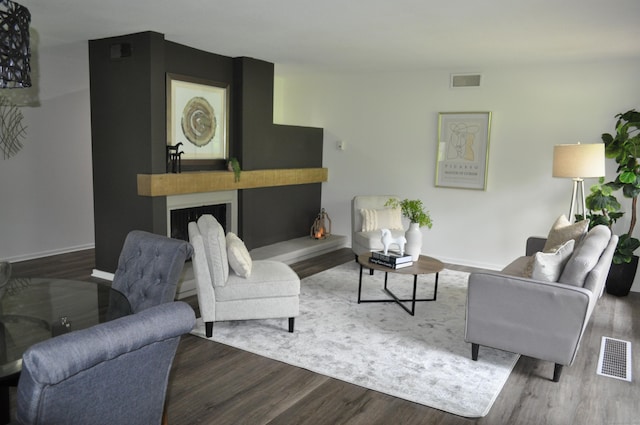 25 Heritage Dr Unit 25, Avon, CT 06001 - living area with a fireplace and wood finished floors