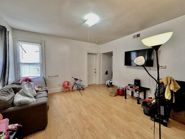 57 Houston St, New Haven, CT 06513 - living area with wood finished floors and baseboards