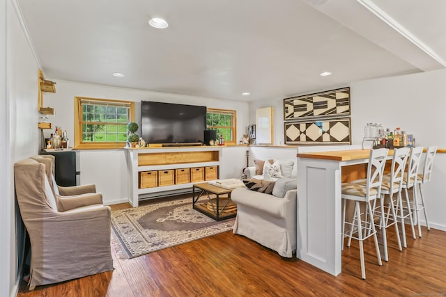 16 Pond Crest Rd, Danbury, CT 06811 - living area with wood finished floors and recessed lighting