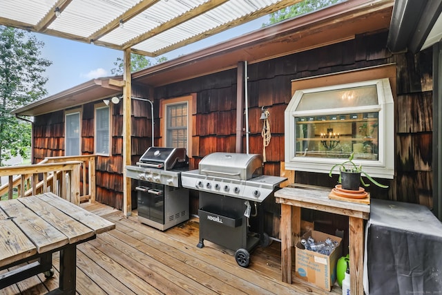 16 Pond Crest Rd, Danbury, CT 06811 - wooden deck featuring area for grilling