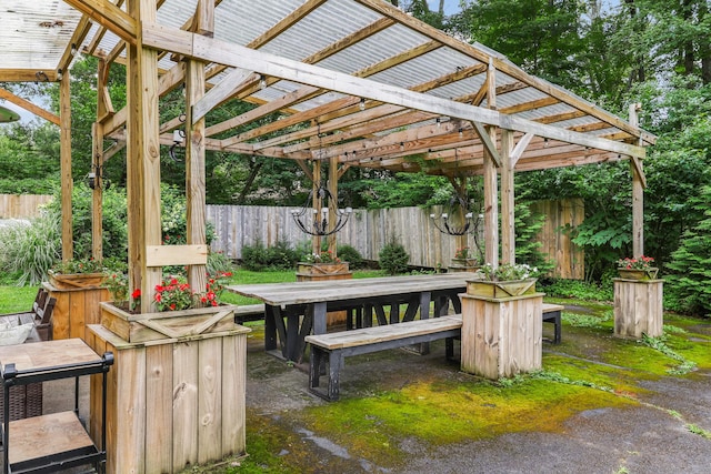 16 Pond Crest Rd, Danbury, CT 06811 - view of patio / terrace featuring outdoor dining space and a pergola