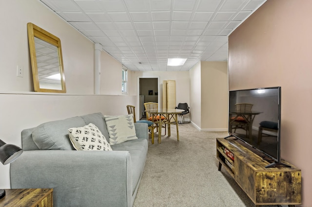 420 Newcomb Rd, North Kingston, Rhode Island, RI 02852 - living room featuring light carpet