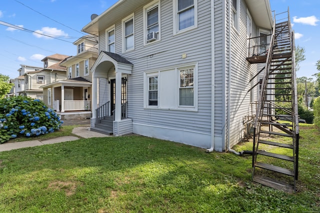 36 Taylor Ave, Norwalk, CT 06854 - view of front of property with stairs and a front lawn
