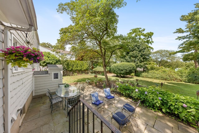 33 Ridgeley St, Darien, CT 06820 - view of patio / terrace with outdoor dining area