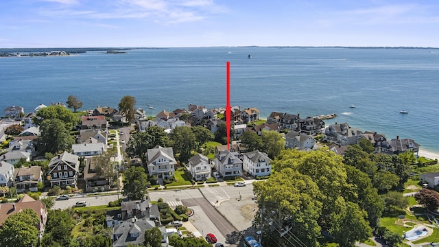 1176 Ocean Ave, New London, CT 06320 - aerial view of property's location with nearby suburban area and a nearby body of water