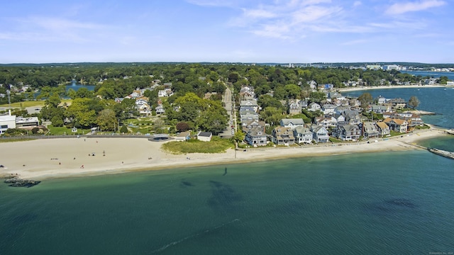 1176 Ocean Ave, New London, CT 06320 - aerial view of property's location with waterfront with a beach