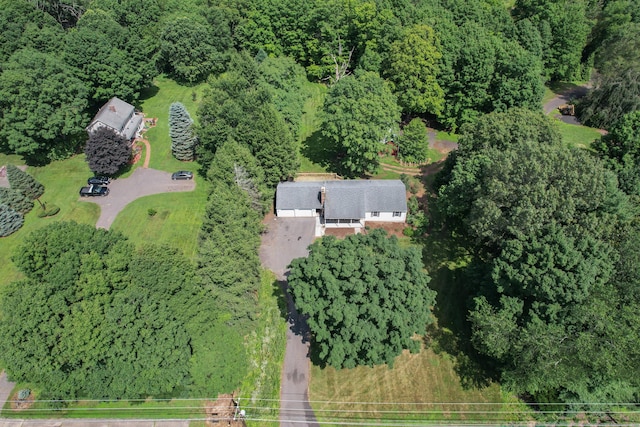 229 Flanders Rd, Southington, CT 06489 - aerial view of property's location featuring a heavily wooded area