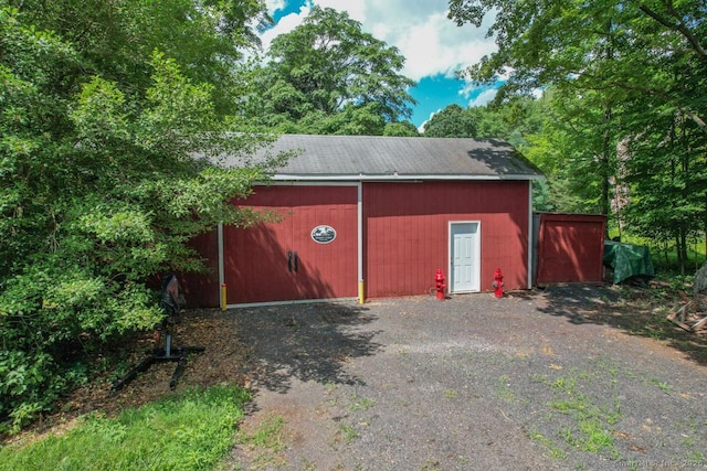 229 Flanders Rd, Southington, CT 06489 - view of outdoor structure with driveway
