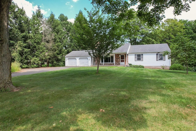 229 Flanders Rd, Southington, CT 06489 - ranch-style home featuring an attached garage, a front lawn, and driveway