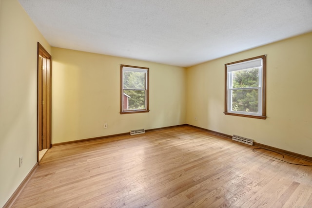229 Flanders Rd, Southington, CT 06489 - spare room with healthy amount of natural light, light wood-type flooring, and a textured ceiling