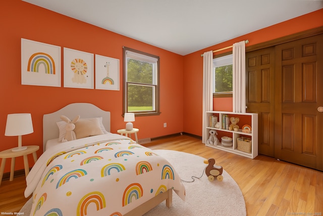 229 Flanders Rd, Southington, CT 06489 - bedroom featuring wood finished floors and baseboards