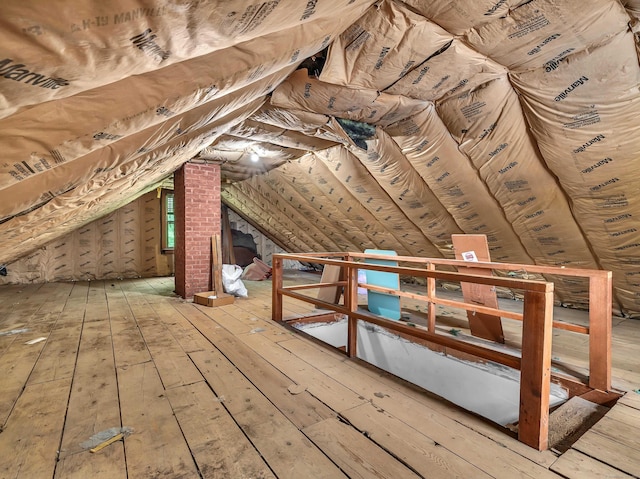79 E Pattagansett Rd, East Lyme, CT 06357 - unfinished attic featuring an upstairs landing