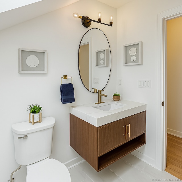 765 Durham Rd, Guilford, CT 06437 - half bathroom with toilet and vanity