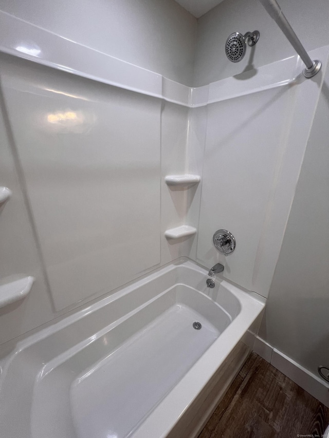 8 Hamre Ln Unit A, Branford, CT 06405 - full bathroom featuring wood finished floors and shower / tub combination