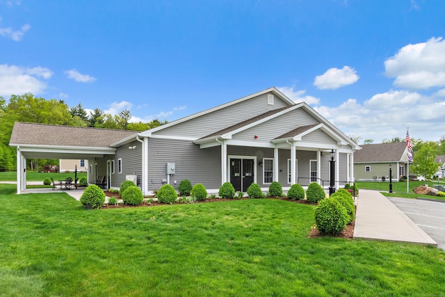 4 Skylark Ln Unit 4, Killingly, CT 06239 - view of front of home with a front yard and a porch