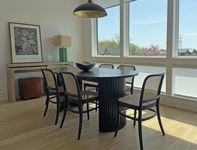 785 Post Rd E Unit 301, Westport, CT 06880 - dining space featuring light wood finished floors and baseboards