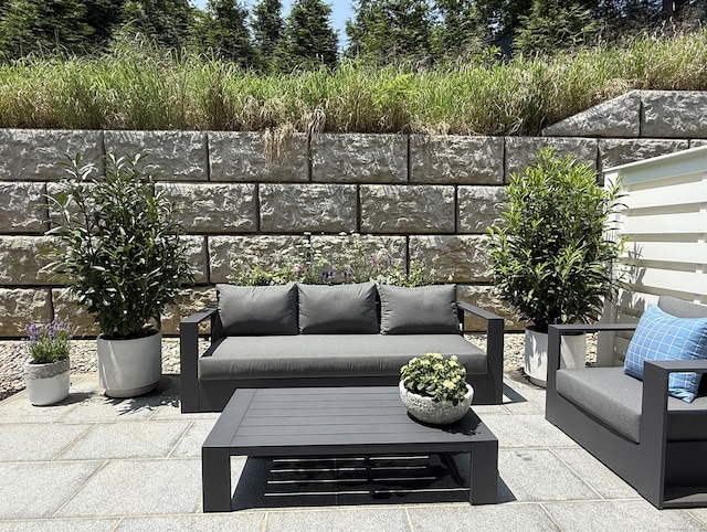 785 Post Rd E Unit 301, Westport, CT 06880 - view of patio / terrace with an outdoor hangout area