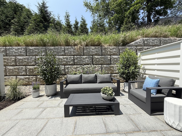 785 Post Rd E Unit 301, Westport, CT 06880 - view of patio with outdoor lounge area