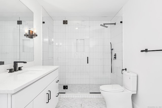 44 Williams St, Stonington, CT 06379 - full bathroom with vanity and a shower stall