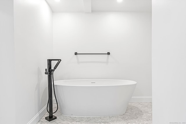44 Williams St, Stonington, CT 06379 - full bath with a soaking tub and recessed lighting