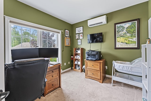 32 Mockingbird Dr Unit 32, Killingly, CT 06239 - office with an AC wall unit and light colored carpet