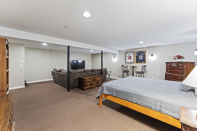 32 Mockingbird Dr Unit 32, Killingly, CT 06239 - carpeted bedroom with recessed lighting and baseboards