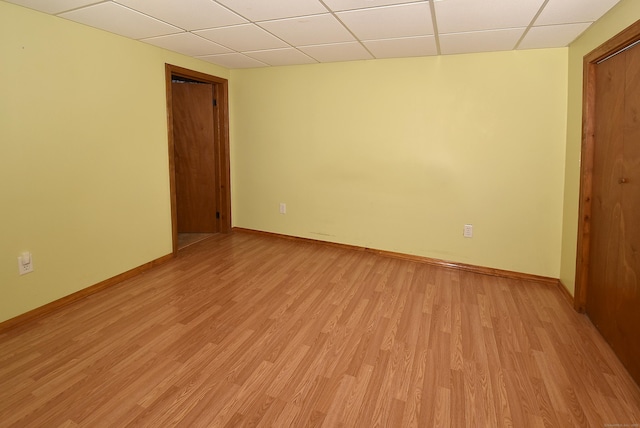 20 Tumble Brook Rd, Rocky Hill, CT 06067 - spare room featuring a paneled ceiling and light wood-style floors